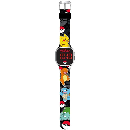 Pokemon PokÉMon Led Horloge Zwart