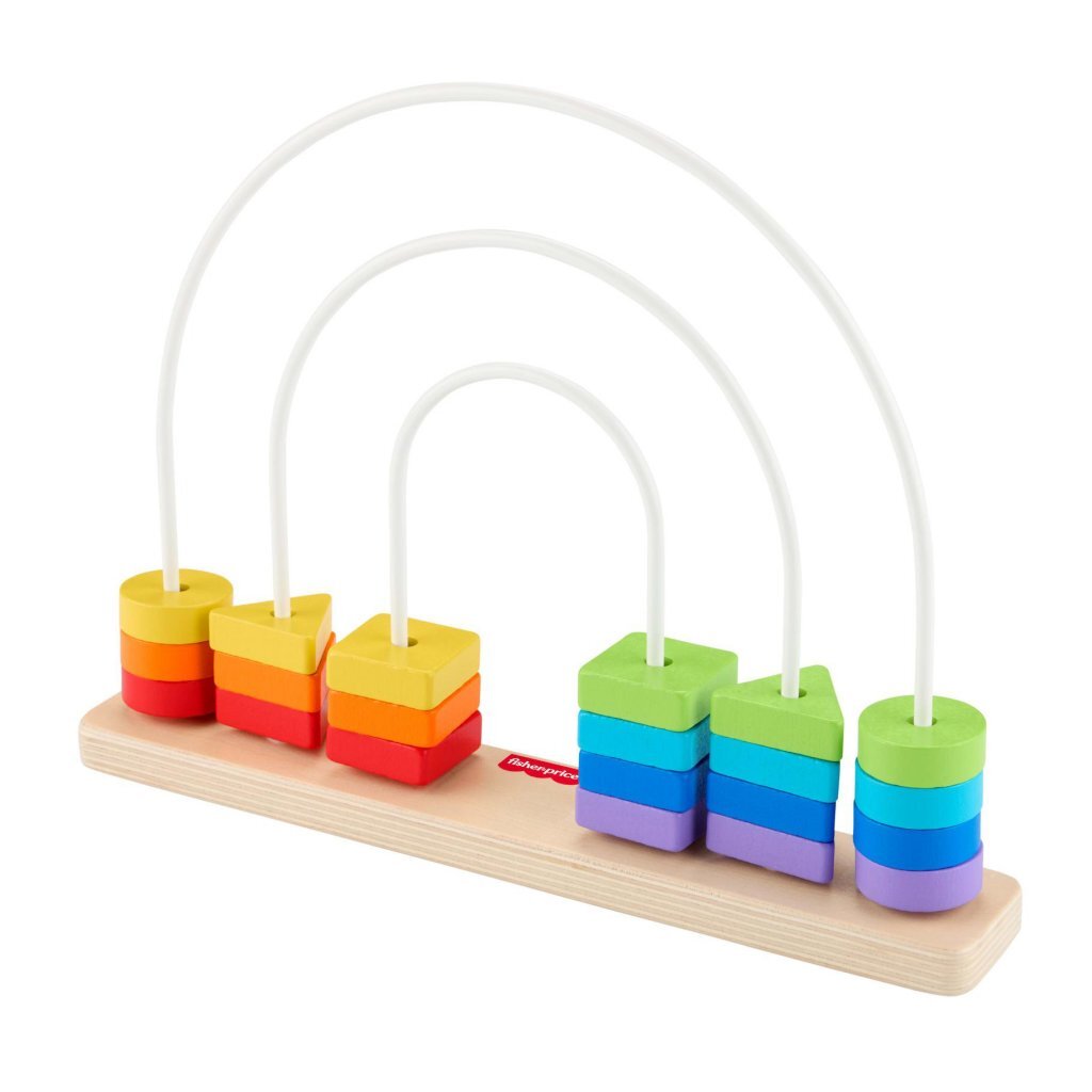 Fisher Price Houten Regenboog Telraam