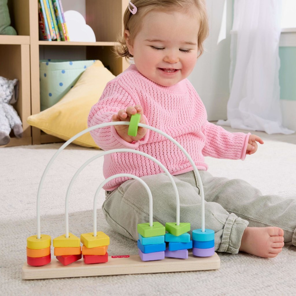 Fisher Price Houten Regenboog Telraam