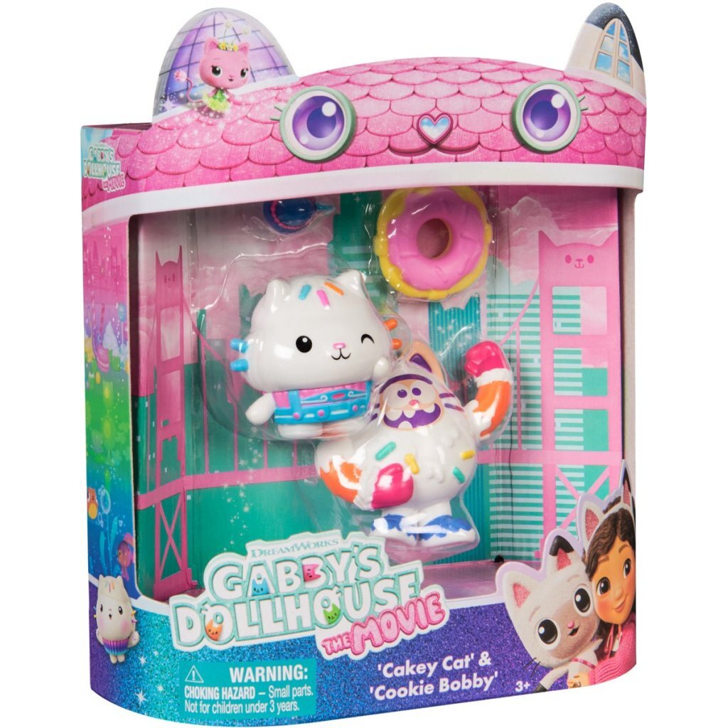 Gabby's Dollhouse Gabby'S Dollhouse The Movie Cakey &Amp; Cookie Bobby