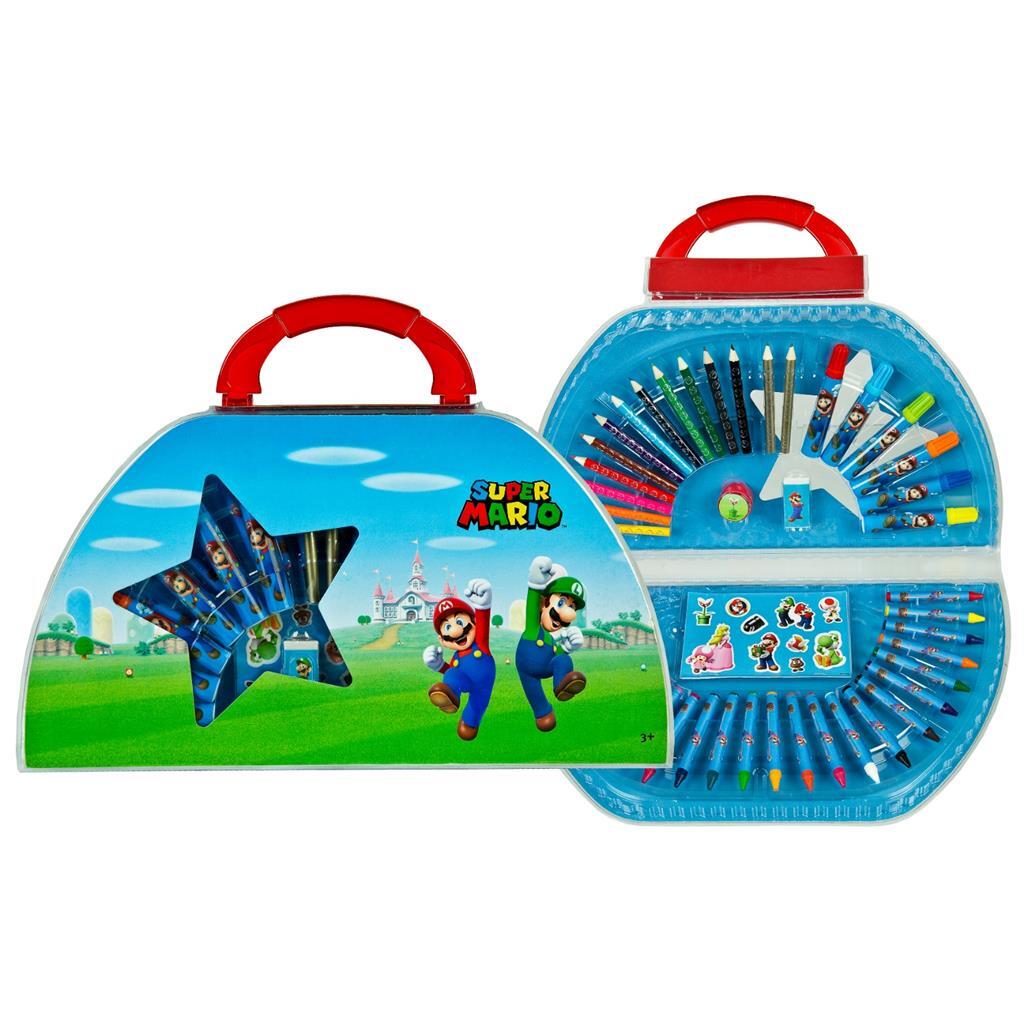 Super Mario Kleurkoffer 51-Delig