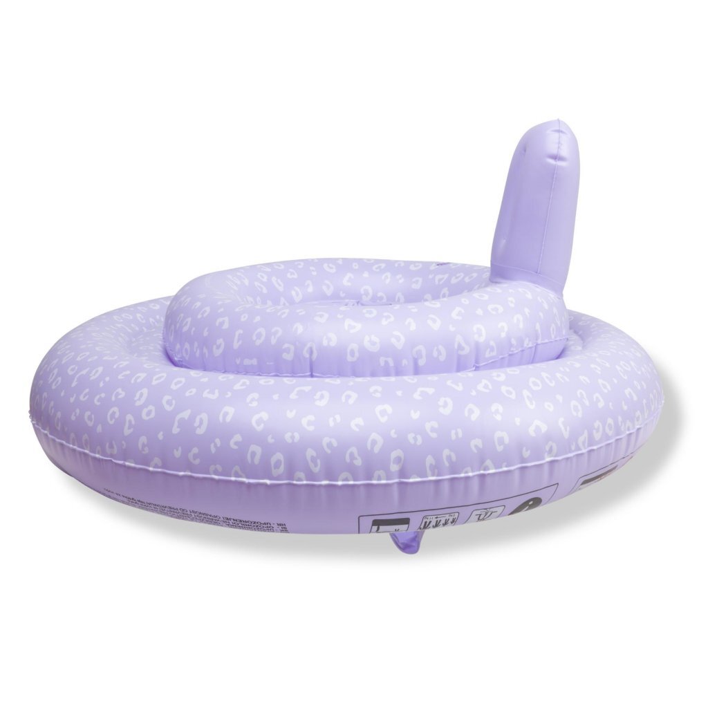 Overige Merken Swim Essentials Baby Float Zwemzitje Luipaard 69 Cm Lila
