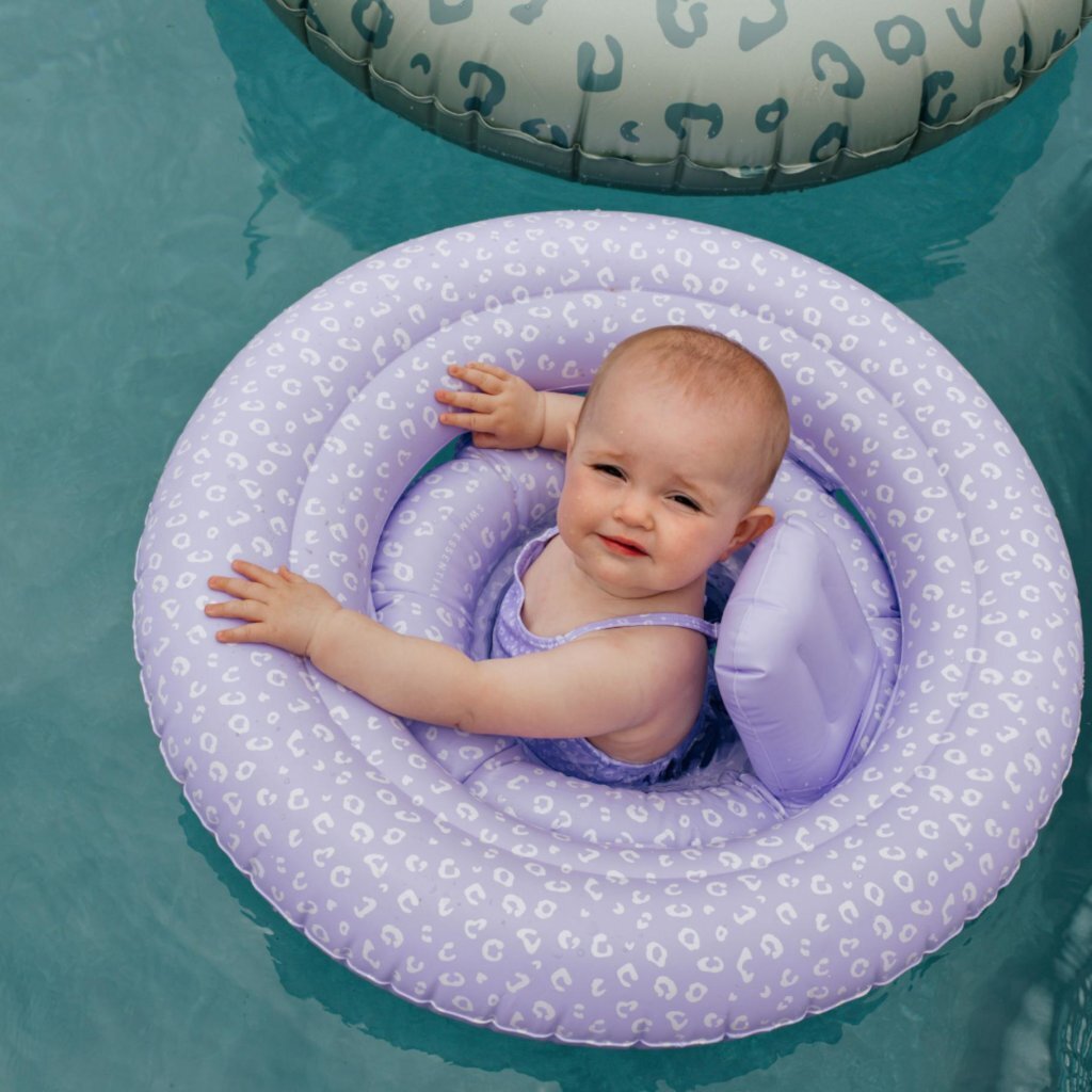 Overige Merken Swim Essentials Baby Float Zwemzitje Luipaard 69 Cm Lila