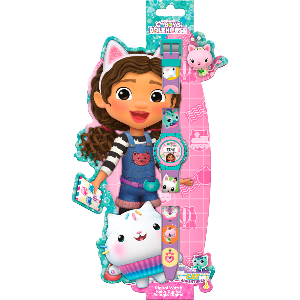 Gabby's Dollhouse Gabby'S Dollhouse Digitaal Horloge
