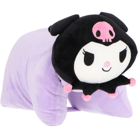 Hello Kitty Knuffelkussen Kuromi 45X28 Cm Zwart/Paars/Wit