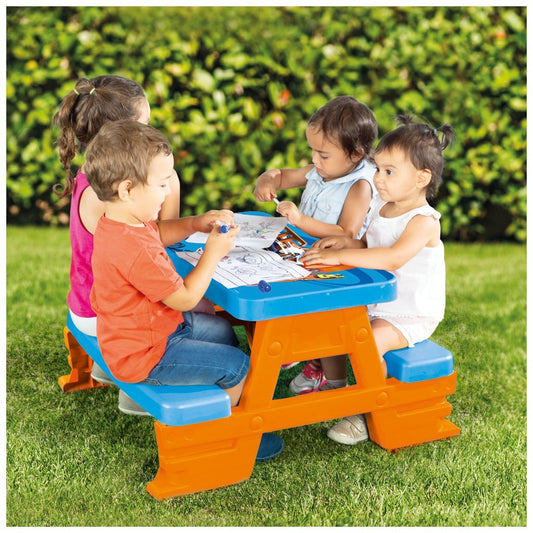 Dolu Hot Wheels Picknicktafel Blauw/Oranje