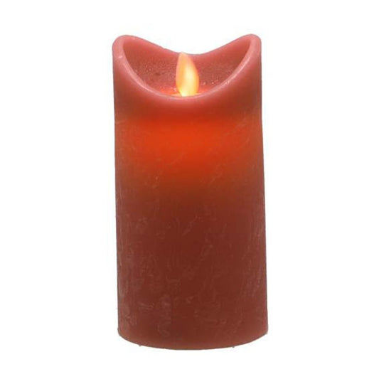 Daily Home Led Kaars 7.5X15 Cm Roze