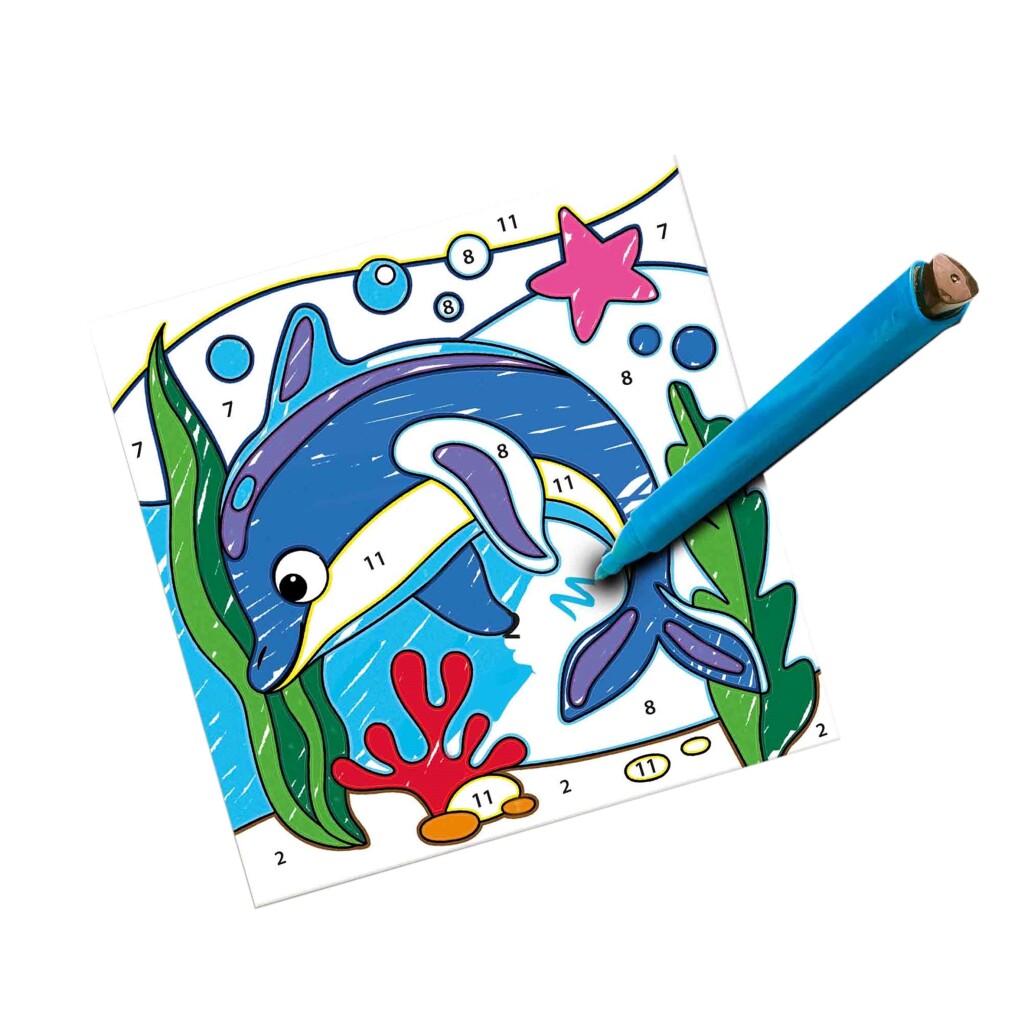 Ses Creative Kleuren Op Nummer Driehoek Grip Stiften