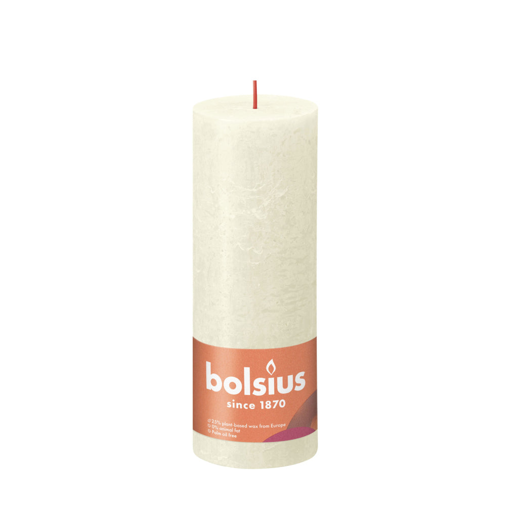 Bolsius Kaars 19X6,8 Cm Soft Parel Rustiek